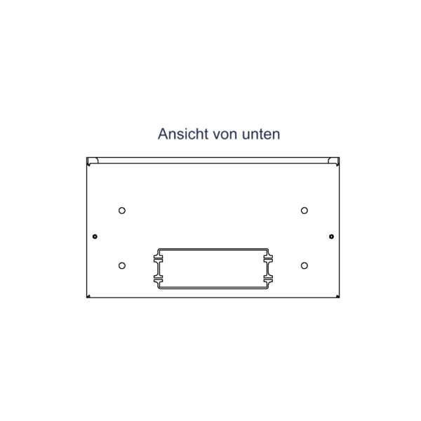 Produktbild MVT 150 240 SVZ  -  Aufputz Medienverteiler für 24 Keystone (19.4mm Ausschnitt)